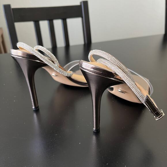 Tony Bianco x REVOLVE Clear & Rhinestone Heels - Picture 10 of 14